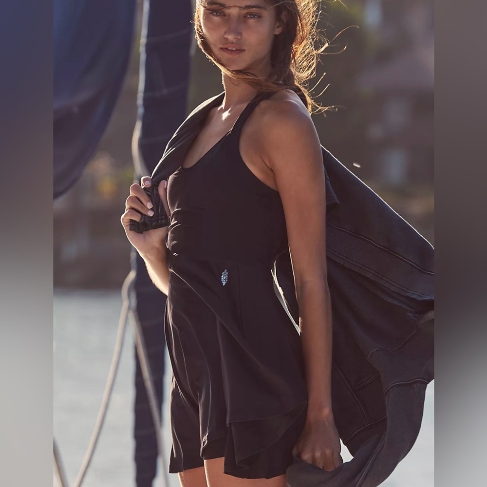 🌸NWOT Free People Good Karma Dress. Black. Size: XS/S - Picture 12 of 14